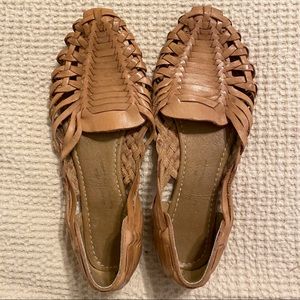 Light Tan Huaraches 8.5 Genuine Leather